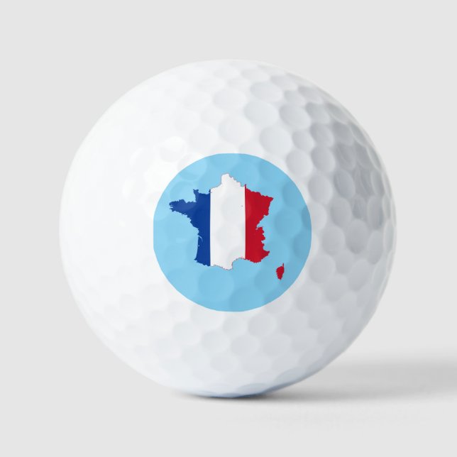 Pelotas De Golf Vive La Francia (Anverso)