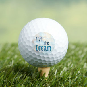 Pelotas De Golf Viviendo el fondo del cielo soñado