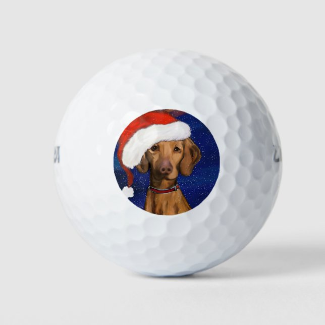 Pelotas De Golf VIZSLA Navidad (Anverso)