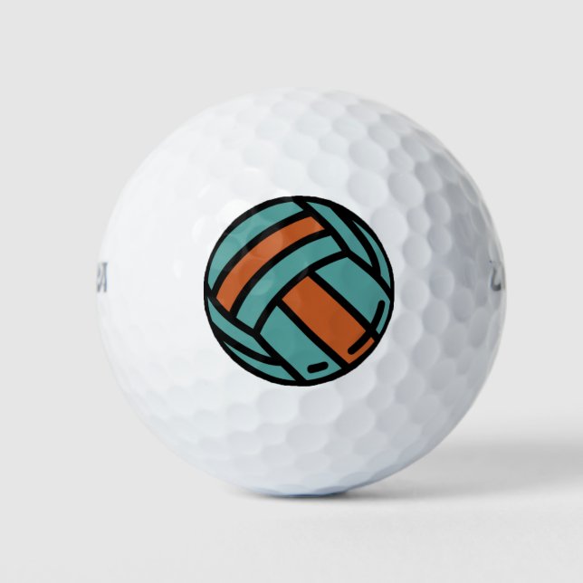 Pelotas De Golf voleibol (Anverso)