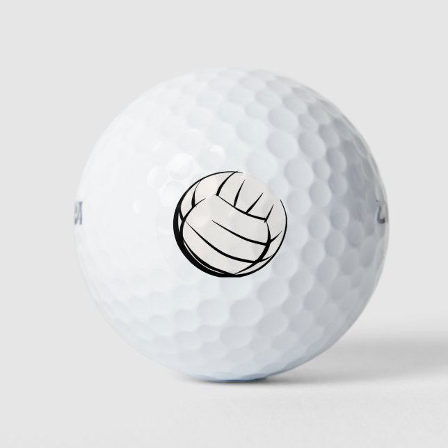 Pelotas De Golf Voleibol (Anverso)
