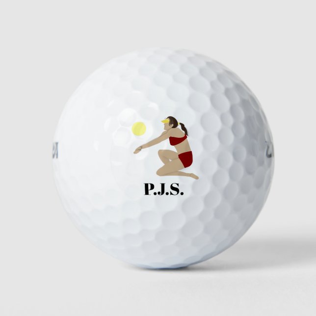 Pelotas De Golf Voleibol playa (Anverso)