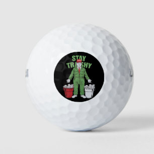 Pelotas De Golf Vota Trump Basurero Mantén la Basura Elección 2024