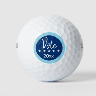 Pelotas De Golf Votación Elección 2026 Cinco Estrellas Azul No Par
