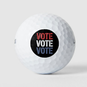 Pelotas De Golf Votación Política Electoral Inscripción de Votante