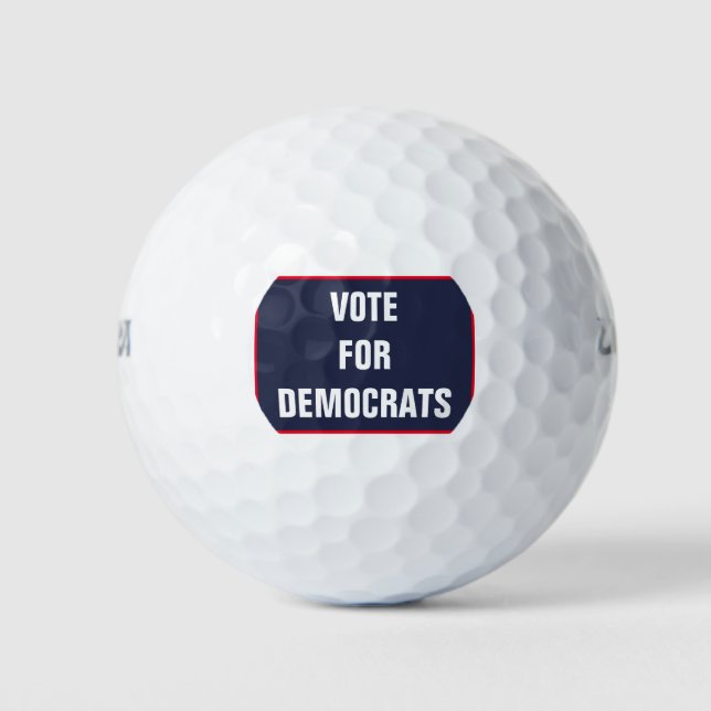 Pelotas De Golf Votación por las elecciones demócratas 2020 (Anverso)