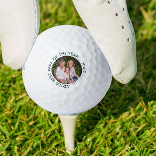 Pelotas De Golf Votó al mejor papá del año Foto redonda