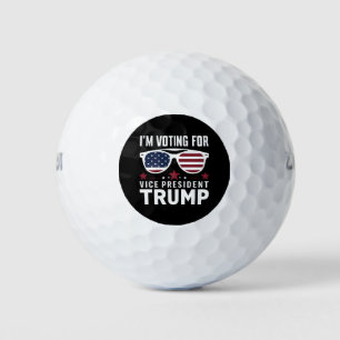 Pelotas De Golf Voto por las elecciones del vicepresidente Trump 2