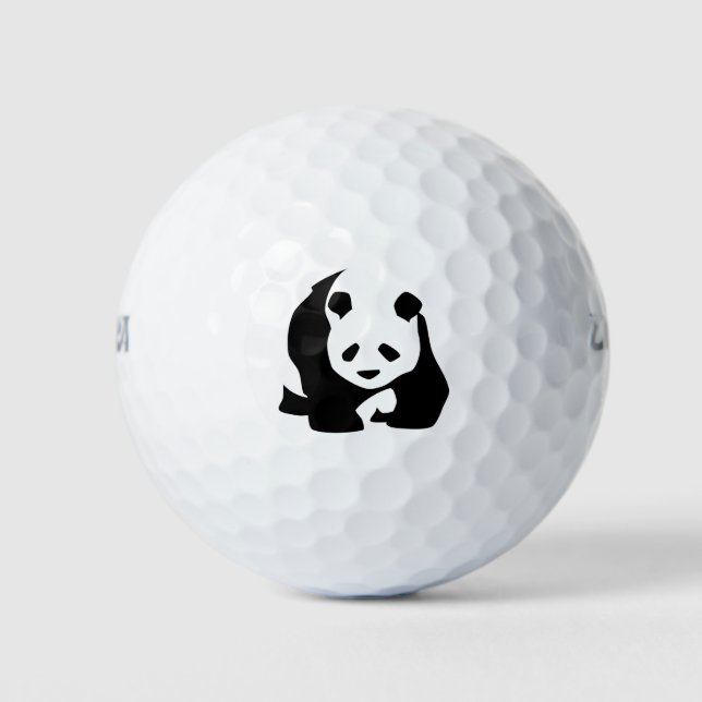 Pelotas De Golf Walking Panda (Anverso)