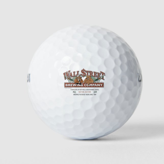 PELOTAS DE GOLF WALL-STRRET-BREWING- (Anverso)