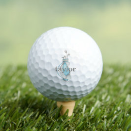 Pelotas De Golf Watercolor Golf Bag Golf Balls