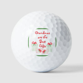 Pelotas De Golf Watercolor Holiday PERSONALIZAR Abuela