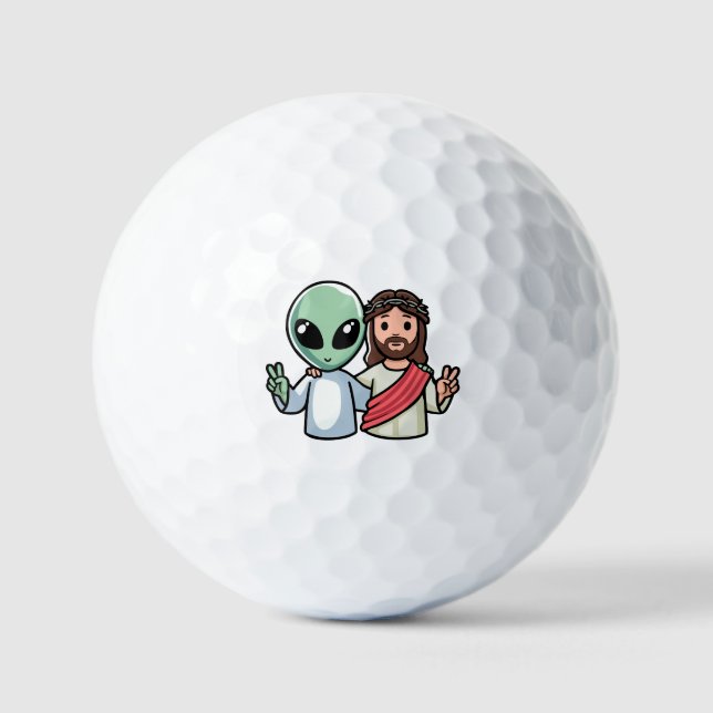 Pelotas De Golf We come in peace (Anverso)