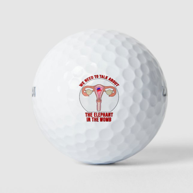 Pelotas De Golf We Need to Talk About The Elephant In The Womb (Anverso)