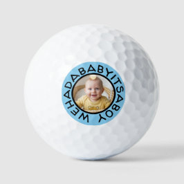 Pelotas De Golf Wehadabyitsaboy gracioso texto de los viejos tiemp