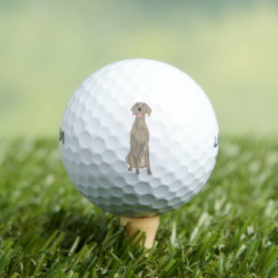Pelotas De Golf Weimaraner personalizado