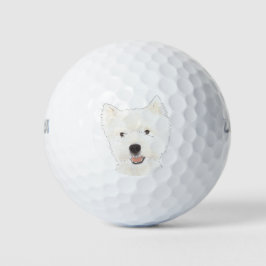 Pelotas De Golf Westie West Highland Terrier