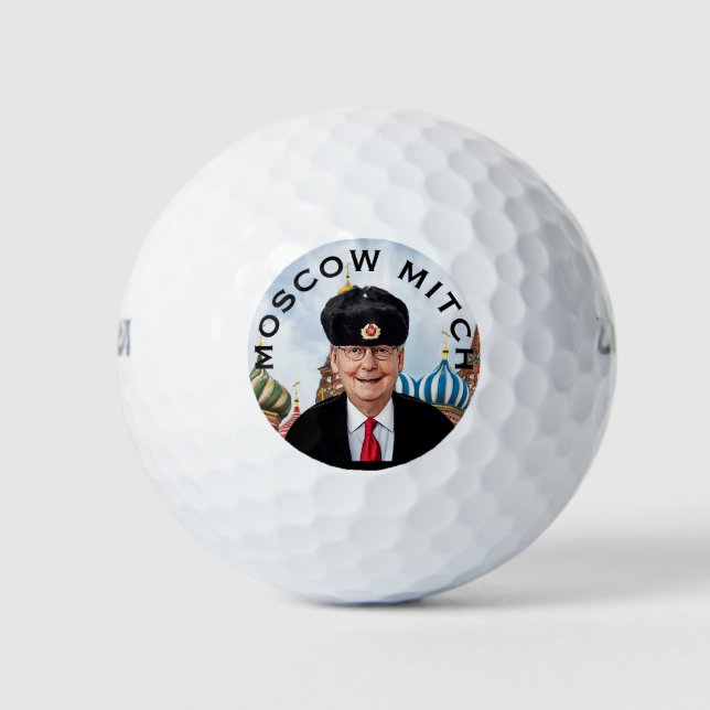 Pelotas De Golf Whack Moscow Mitch (Anverso)