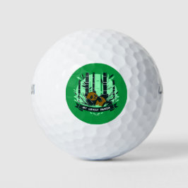Pelotas De Golf Whimsical Panda Gifts: Diseños y obras de arte ado