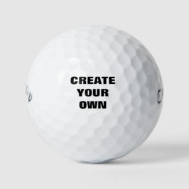 Pelotas De Golf White Golf Ball - Añade tu propio diseño