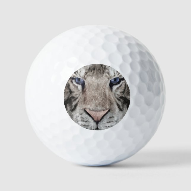 Pelotas De Golf White Tiger Head  (Anverso)