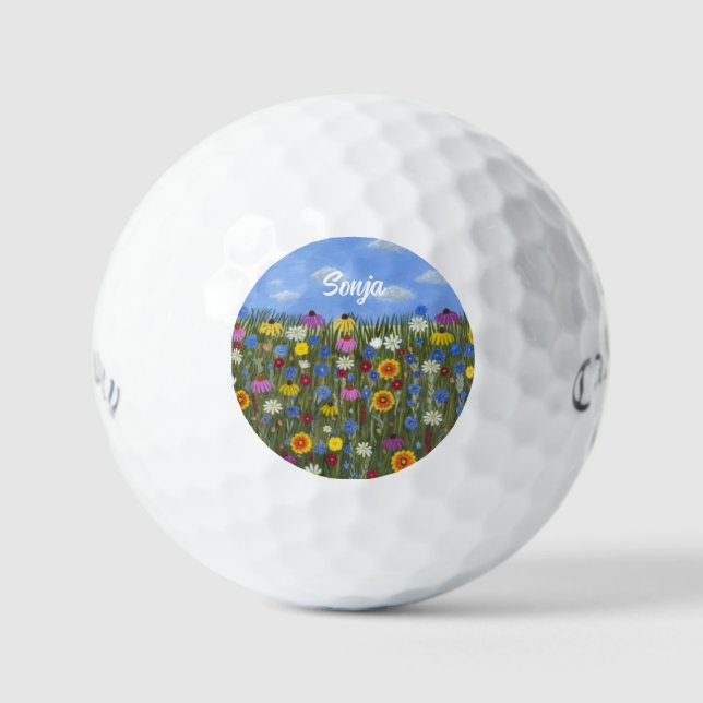 Pelotas De Golf Wildflowers Callaway Supersoft Golf Balls (Anverso)