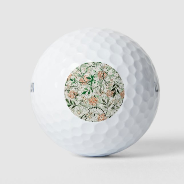 Pelotas De Golf William Morris Jasmine Garden Flower Classic (Anverso)