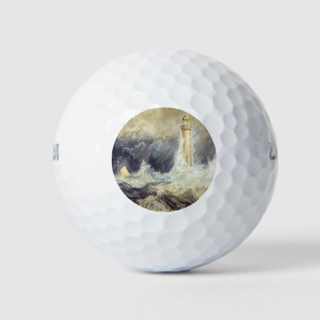 Pelotas De Golf William Turner - Faro de Bell Rock (Anverso)