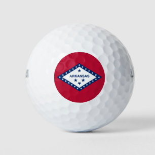 Pelotas De Golf Wilson Golf Ball con bandera de Arkansas, Estados