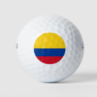 Wilson Golf Ball con bandera de Colombia