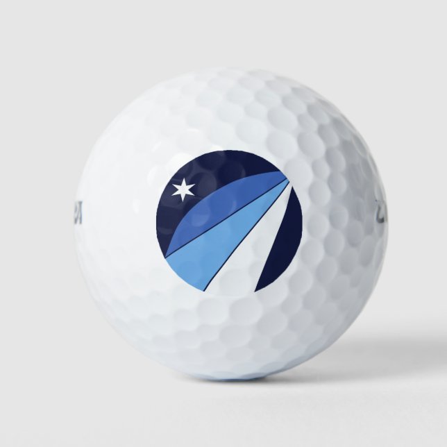 Pelotas De Golf Wilson Golf Ball con bandera de Columbia (Anverso)