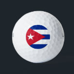 Pelotas De Golf Wilson Golf Ball con bandera de Cuba<br><div class="desc">¡Golpear las calles con orgullo cubano usando nuestra bola de golf premium con la bandera de Cuba! Esta pelota de golf, elaborada con meticulosa atención a los detalles, encarna el patrimonio cultural y el orgullo nacional de Cuba. El diseño muestra de manera prominente las icónicas franjas azul, blanca y roja...</div>