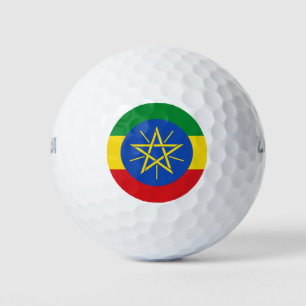 Pelotas De Golf Wilson Golf Ball con bandera de Etiopía