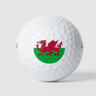 Pelotas De Golf Wilson Golf Ball con bandera de Gales, Reino Unido