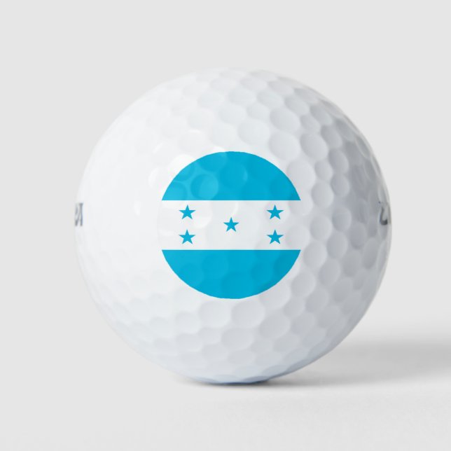 Pelotas De Golf Wilson Golf Ball con bandera de Honduras (Anverso)