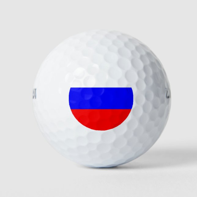 Pelotas De Golf Wilson Golf Ball con bandera de Rusia (Anverso)