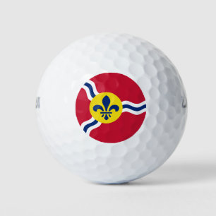 Pelotas De Golf Wilson Golf Ball con bandera de St. Louis, Missour