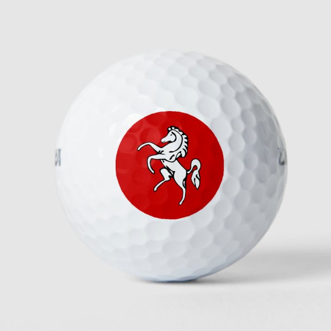 Pelotas De Golf Wilson Golf Ball with flag of Kent, England (Anverso)