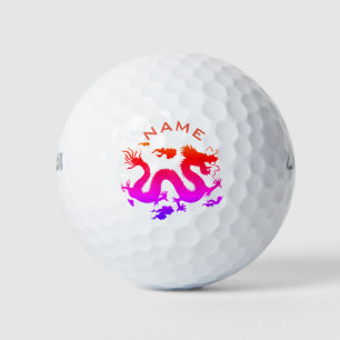 PELOTAS DE GOLF WILSON ULTRA 500 GOLF BALL DRAGON PERSONALIZADO