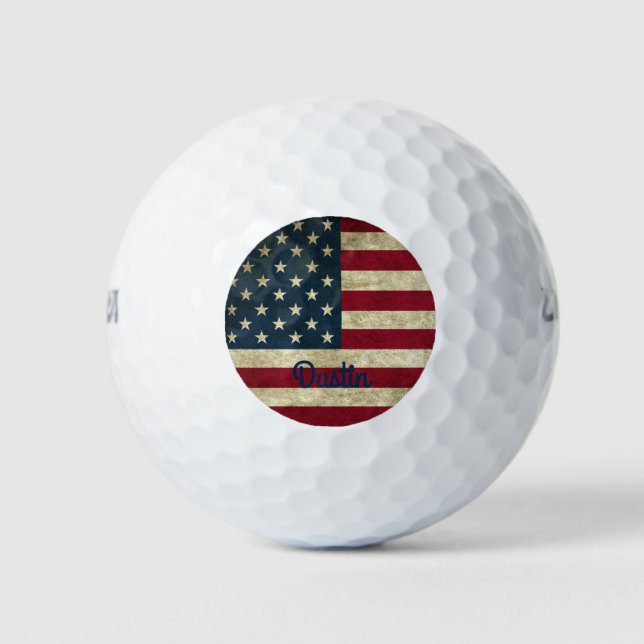 Pelotas De Golf Wilson Ultra 500/Pelota de Golf/Bandera Americana (Anverso)