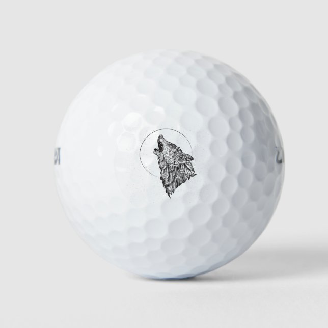 Pelotas De Golf Wolf (Anverso)