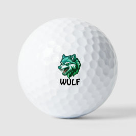 Pelotas De Golf Wolf Spin | Diseño fuerte de espíritu de tenis en 