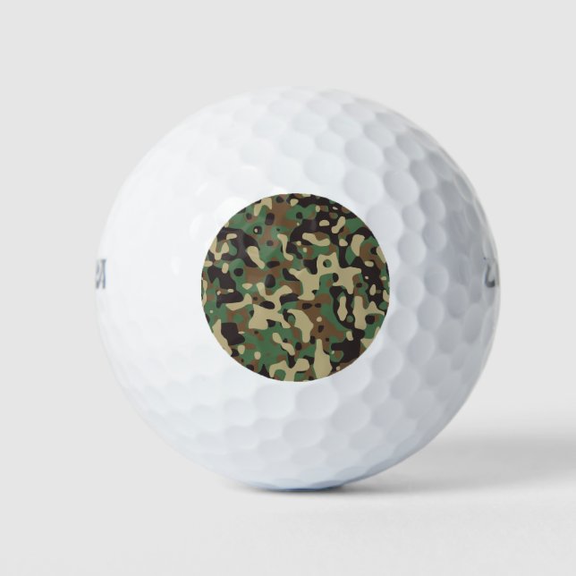 Pelotas De Golf Woodland Camo (Anverso)
