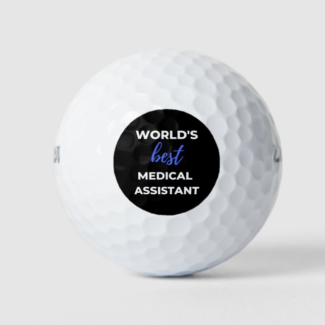 Pelotas De Golf World's Best Medical Assistant (Anverso)