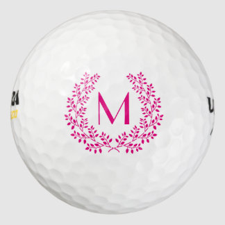 Pelotas De Golf Wreath monograma