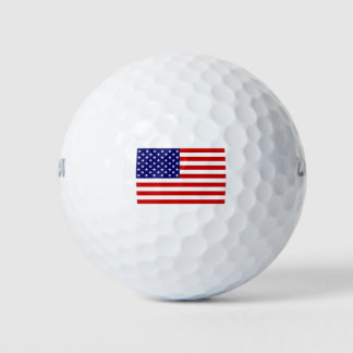 Pelotas De Golf wu gbcnt de la bandera de EE.UU.