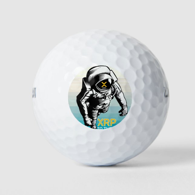 Pelotas De Golf XRP A LA LUNA - criptodivisa XRP (Anverso)