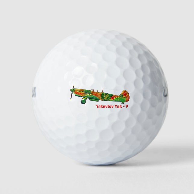 Pelotas De Golf Yak-9 (Anverso)