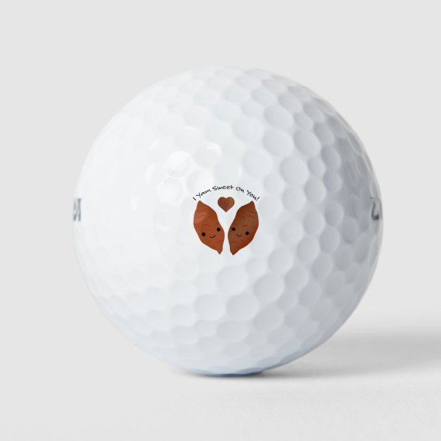 Pelotas De Golf Yam Sweet Cute Sweet Potato (Anverso)