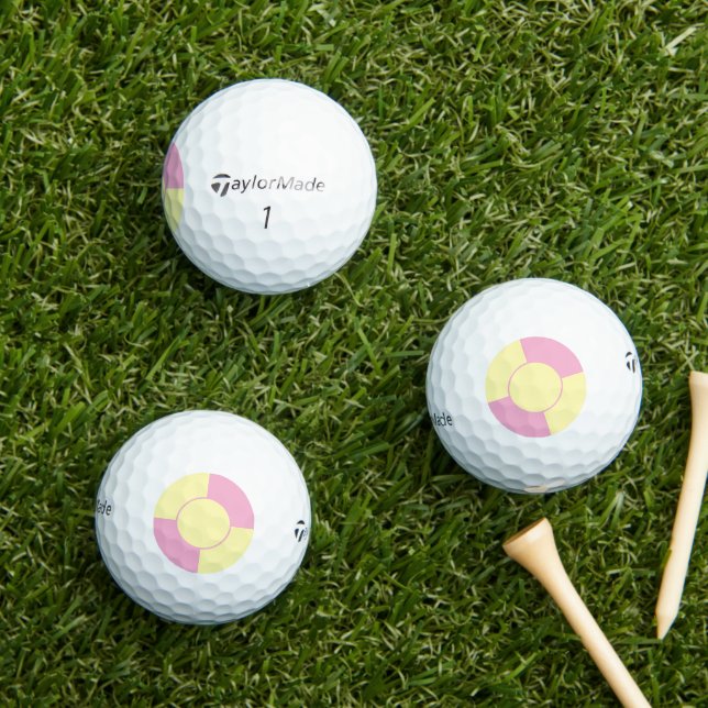 Pelotas De Golf yellow&pink strike zone  (Césped in situ)